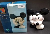 Mickey Mouse Cookie Jar by Treasure Craft, Boxed