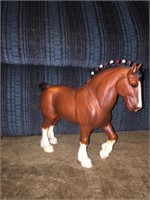 Breyer Clydesdale #80 Red/White Bobs