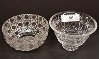 Pair of 6" Crystal Bowls