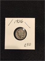1926 Mercury Dime 90% Silver