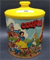 Rare Tin Disney Cookie Jar by J.Chein  & Co