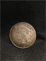 1922 Peace Dollar 90% Silver Beautifully Toned