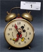 Vintage Mickey Mouse Alarm Clock by Bradley