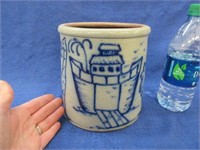 wisconsin pottery "noah's ark" crock