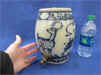 1991 wisconsin pottery beverage dispenser