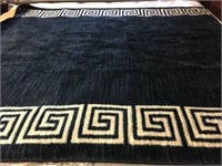 Mohawhome Navy Rug 5’ by 92”