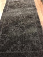Imperial Medallion Brown Suede Rug 100% Nylon