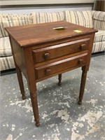 Antique two drawer stand