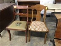 Two side chairs
