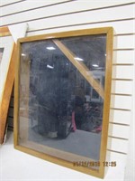 Wood display case 20" x 24" x 4.5"