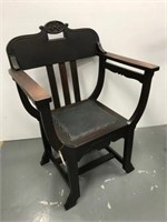 Antique mahogany arm chair