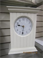 Off white mantle clock Sterling & Noble clock co.