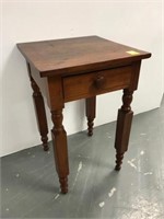 Antique one drawer stand