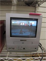 Sylvania DVD/TV combo approx 9" screen WORKS
