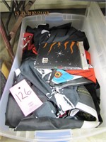 1 large tote of misc flags SEE PICS