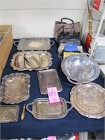 Approx 18pcs of misc: 10 pcs of metal dishes,