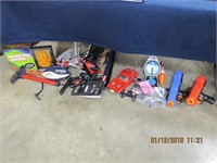 1 lot of misc toys: nerf guns, remote control car,