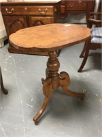 Antique tilt top table