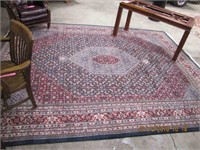 Large India decorative rug 9'3" x 11'10"