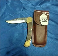 Schrade Pocket Knife With Sheath