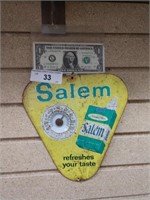 Vintage Salem cigarettes advertising thermometer