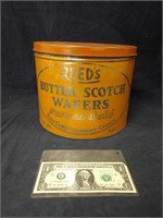 Vintage Reed's butterscotch wafers advertising