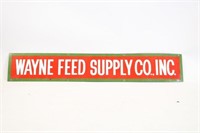 Wayne Feed Supply Co, Inc Porcelain Sign