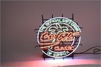 Coca Cola Official Soft Drink Of Summer Neon Sign
