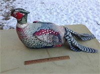 Vintage Pheasant Stuffed Animal Decor