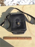 Coach Black Leather Handbag No K4C - 9930