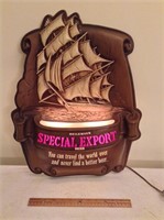 Special Export Lighted Ship Beer Sign