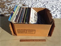 Box Of About 40 Vinyl Records - Some New