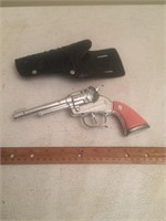 Metal Pistol Cap Gun & Holster
