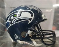 Signed Seattle Seahawks Mini Helmet