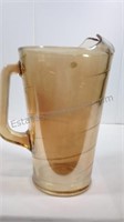 Opalescent  vintage glass pitcher