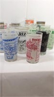 16 US State and Canada souvenir glasses
