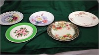 Vintage handpainted china plates