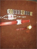 4 Wristwatches, includes a Relic, Geneva