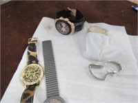 5 Wristwatches for Parts or Repair