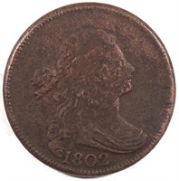 1802 Draped Bust Cent.