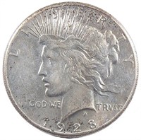 Key 1928 Peace Dollar.