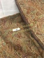 4+ yards luxurious paisley tapestry fabric