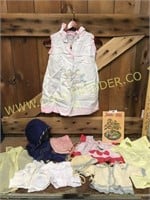 Large lot of vintage baby clothes etc