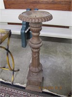 Metal candle holder 11" x 40.5" tall
