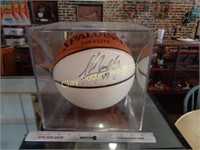 Shawn Bradley Autographed Basketball