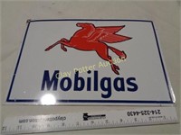 Metal Mobilgas Sign
