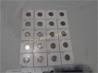 Collection of 20 Buffalo Nickels