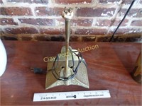 Vintage Brass Stirrup Lamp
