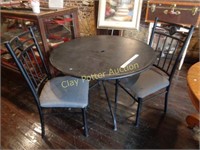 Metal Patio Table & 2 Chairs