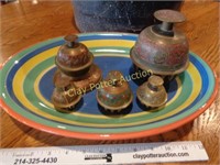 Collection of Brass Ethnic Bells